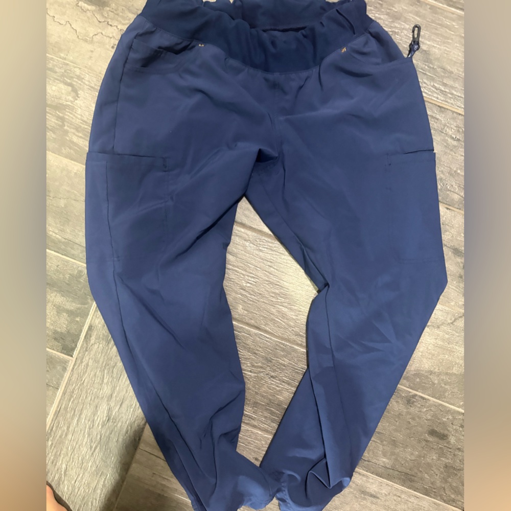 Cherokee Women's Navy Scrub Pant Large Petite